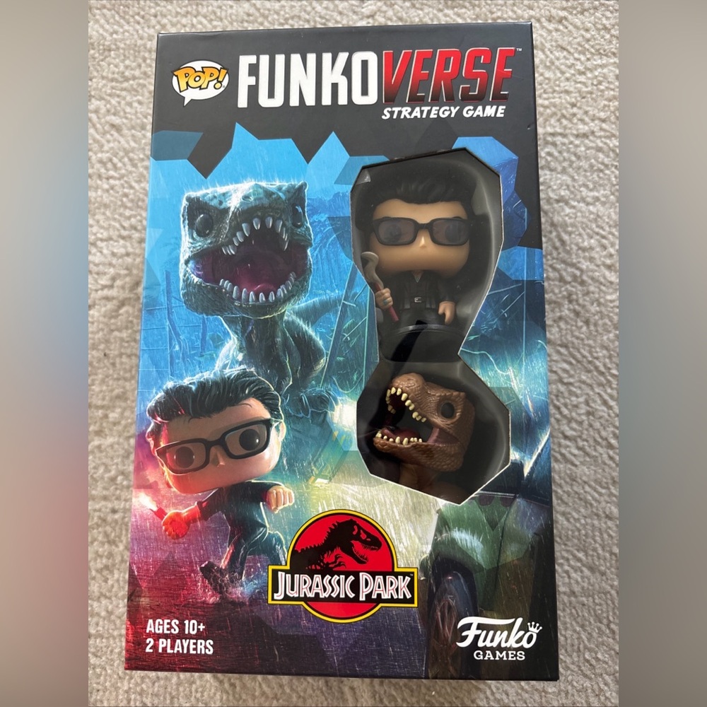 Funko verse Jurassic Park strategy game